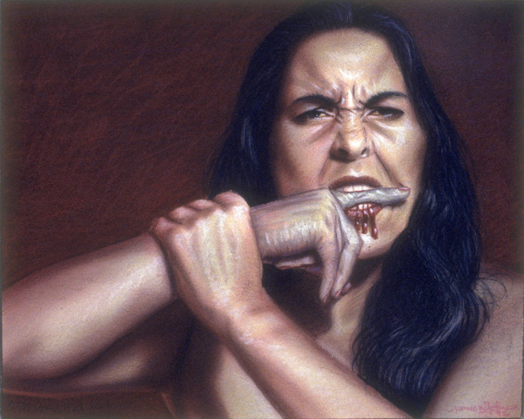 The hand that feeds her